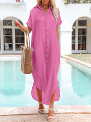 Sunnylia - White Solid Color Long Sun-proof Cardigan Cover Up