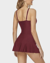 Sunnylia - Women's Tummy Control Slim Fit One Piece Swimsuit