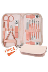 Sunnylia - Manicure Pedicure Set 12 Pcs Nail Care Kit for Women Nail Grooming Kit