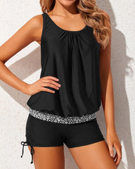 Sunnylia - Tankini Swimsuits for Women 2 Piece Bathing Suits Tops with Boyshorts