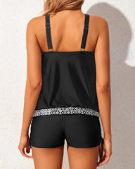Sunnylia - Tankini Swimsuits for Women 2 Piece Bathing Suits Tops with Boyshorts
