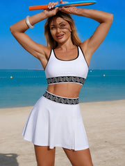 Sunnylia - Women's Bikini Swimsuits Two Piece Bathing Suit Modest Swim Skirt Sports Swim Suits