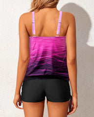 Sunnylia - Tankini Swimsuits for Women 2 Piece Bathing Suits Tops with Boyshorts
