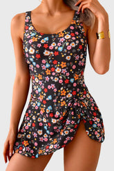 Sunnylia - One Piece Swimdress Swimsuits for Women Tummy Control Swim Dresses Skirt Bathing Suit