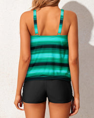 Sunnylia - Tankini Swimsuits for Women 2 Piece Bathing Suits Tops with Boyshorts