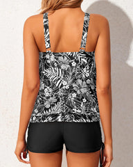 Sunnylia - Tankini Swimsuits for Women 2 Piece Bathing Suits Tops with Boyshorts