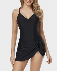Sunnylia - Women's Tummy Control Slim Fit One Piece Swimsuit