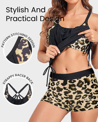 Sunnylia - Flattering Two-Piece Tankini Swimsuit