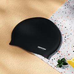 Sunnylia - Swim Caps for Long Hair Durable Silicone Swimming Caps for Women