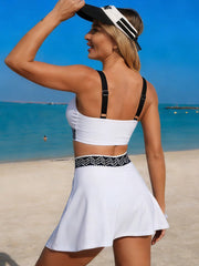 Sunnylia - Women's Bikini Swimsuits Two Piece Bathing Suit Modest Swim Skirt Sports Swim Suits