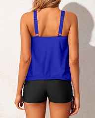 Sunnylia - Tankini Swimsuits for Women 2 Piece Bathing Suits Tops with Boyshorts