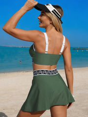Sunnylia - Women's Bikini Swimsuits Two Piece Bathing Suit Modest Swim Skirt Sports Swim Suits