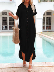Sunnylia - White Solid Color Long Sun-proof Cardigan Cover Up