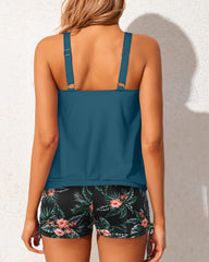 Sunnylia - Tankini Swimsuits for Women 2 Piece Bathing Suits Tops with Boyshorts