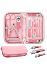 Sunnylia - Manicure Pedicure Set 12 Pcs Nail Care Kit for Women Nail Grooming Kit