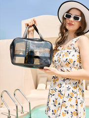 Sunnylia - New Portable Waterproof Large Capacity Wet And Dry Separation Toiletry Makeup Storage And Awimming Bag